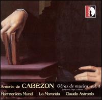 Antonio de Cabezon: Obras de musica, Vol. 4 von Harmonices Mundi