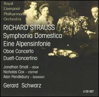 Richard Strauss: Symphonia Domestica; Eine Alpensinfonie; etc. von Gerard Schwarz