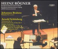 Heinz Rögner dirigiert Brahms & Schönberg von Heinz Rögner