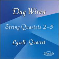 Dag Wirén: String Quartets Nos. 3-5 von Lysell Quartet