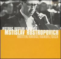 Britten / Bridge / Handel / Bach von Mstislav Rostropovich