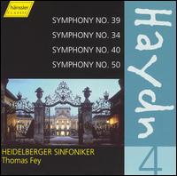Haydn: Symphonies Nos. 39, 34, 40, 50 von Heidelberger Sinfoniker