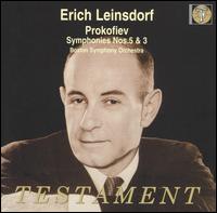 Prokofiev: Symphonies Nos. 5 & 3 von Erich Leinsdorf