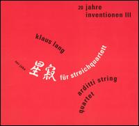 Klaus Lang: Sei-jaku für streichquartett von Arditti String Quartet