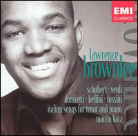 Italian Songs for Tenor and Piano von Lawrence Brownlee