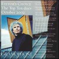 Gramophone Editor's Choice, October 2002 von Various Artists