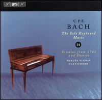 C.P.E. Bach: The Solo Keyboard Music, Vol. 14 von Miklós Spányi