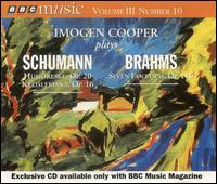 Imogen Cooper Plays Schumann & Brahms von Imogen Cooper