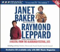 Janet Baker & Raymond Leppard at Aldeburgh von Janet Baker