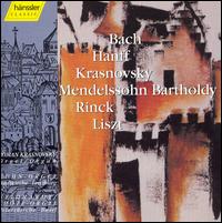 Organ works by J.S. Bach, Hanff, Krasnovsky, Mendelssohn, Rinck & Liszt von Roman Krasnowski