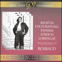 Mozart: Le Nozze di Figaro von Hans Rosbaud
