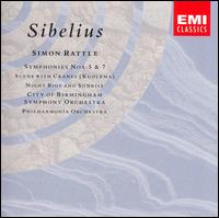 Sibelius: Symphonies Nos. 5 & 7; Scene with Cranes; Night Ride and Sunrise von Simon Rattle