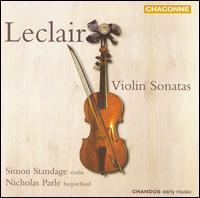 Leclair: Violin Sonatas von Simon Standage