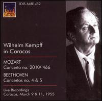 Mozart: Concerto No. 20, KV 466; Beethoven: Concertos No. 4 & 5 von Wilhelm Kempff