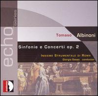 Albinoni: Sinfonie e Concerti Op. 2 von Rome Instrumental Ensemble