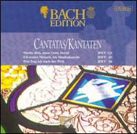 Bach Edition: Cantatas BWV 115, BWV 55, BWV 94 von Pieter Jan Leusink