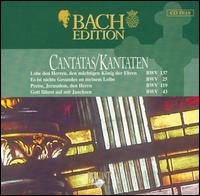 Bach Edition: Cantatas BWV 137, BWV 25, BWV 119 & BWV 43 von Pieter Jan Leusink
