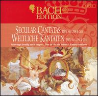 Bach Edition: Secular Cantatas BWV 36c-209 & 203 von Peter Schreier