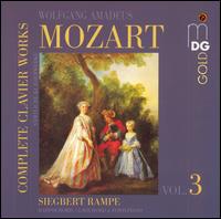Mozart: Complete Clavier Works, Vol. 3 von Siegbert Rampe