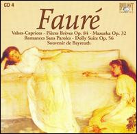 Fauré: Valse-Caprices; Pièces Brèves, Op. 84; Mazurka, Op. 32; etc. von Jean-Philippe Collard