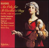 Handel: An Ode for St. Cecilia's Day von Robert King