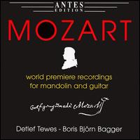 Mozart for Mandolin and Guitar von Detlef Tewes