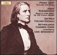 Franz Liszt: Choruses and Songs; Rheinberger: Missa in E-flat Major von Dietrich Fischer-Dieskau