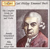 Carl Philipp Emanuel Bach: The Complete Works for Harpsichord & Violin von Various Artists