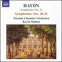 Haydn: Symphonies Nos. 18-21 von Kevin Mallon
