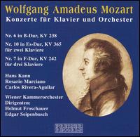 Wolfgang Amadeus Mozart: Konzerte für Klavier und Orchester von Vienna Chamber Orchestra