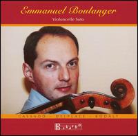 Emmanuel Boulanger plays Cassadò, Delplace & Kodály von Emmanuel Boulanger