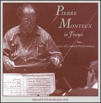 Pierre Monteux in France (1952-58 Conert Performances) [Box Set] von Pierre Monteux