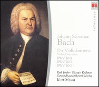 Bach: Die Violinkonzerte BWV 1041-1043 von Kurt Masur