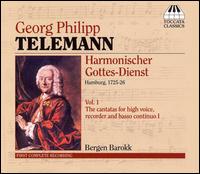 Telemann: Harmonischer Gottes-Dienst, Vol. 1 von Bergen Barokk