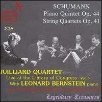 Schumann: Piano Quintet, Op. 44; String Quartets, Op. 41 von Juilliard String Quartet