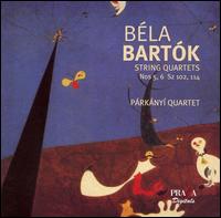 Bartók: String Quartets Nos. 5 & 6, Sz 102 & 114 [Hybrid SACD] von Párkányí Quartet