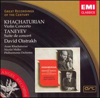 Khachaturian: Violin Concerto; Taneyev: Suite de concert von David Oistrakh