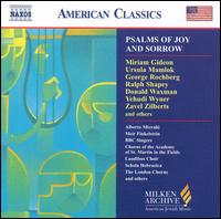 Psalms of Joy and Sorrow von Various Artists