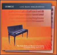 C.P.E. Bach: Concetos & Solo Keyboard Music, Vol. 15 von Miklós Spányi