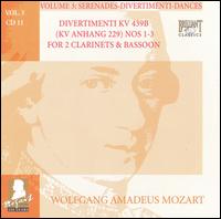 Mozart: Complete Works, Vol. 3 - Serenades, Divertimenti, Dances, Disc 11 von Various Artists