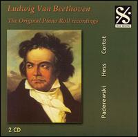 Beethoven: The Original Piano Roll Recordings von Various Artists