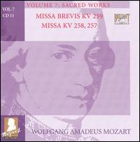 Mozart: Complete Works, Vol. 7 - Sacred Works, Disc 11 von Various Artists