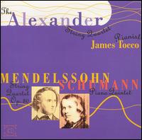 Mendelssohn: String Quartet Op. 80; Schumann: Piano Quintet von Alexander String Quartet