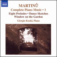 Martinu: Complete Piano Music von Giorgio Koukl