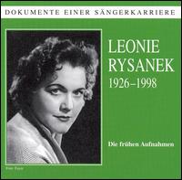 Dokumente Einer Sängerkarriere: Leonie Rysanek von Leonie Rysanek