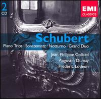 Schubert: Piano Trios; Sonatensatz; Notturno; Grand Duo von Jean-Philippe Collard