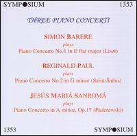Liszt, Saint-Saëns, Paderewski: Piano Concertos von Various Artists