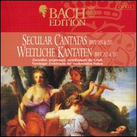 Bach Edition: Secular Cantatas BWV 205 & 207 von Peter Schreier