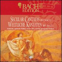 Bach Edition: Secular Cantatas BWV 206 & 215 von Peter Schreier