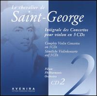 Le chavalier de Saint-George: Complete Violin Concertos, CD 2 von Pilsen Philharmonic Orchestra